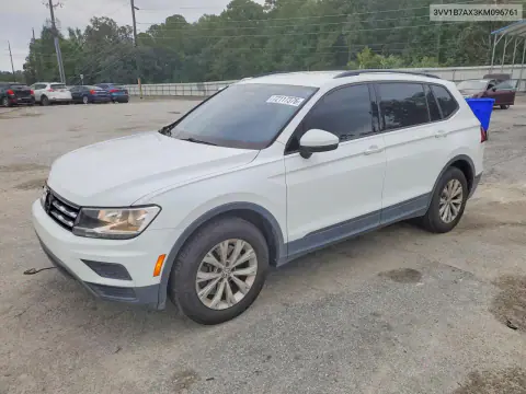 2019 Volkswagen Tiguan S VIN 3VV1B7AX3KM096761 фото 1