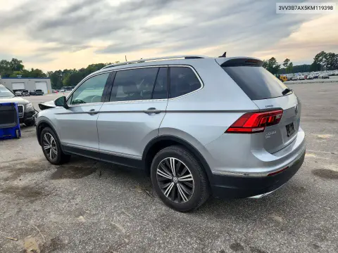 2019 Volkswagen Tiguan Se VIN 3VV3B7AX5KM119398 фото 2