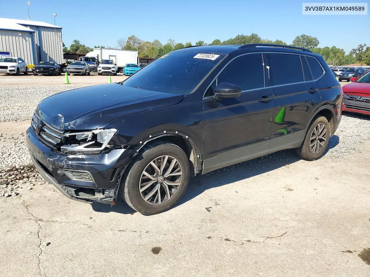 2019 Volkswagen Tiguan Se VIN 3VV3B7AX1KM049589 фото 1