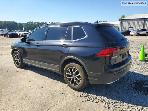 2019 Volkswagen Tiguan Se VIN 3VV3B7AX1KM049589 фото 2