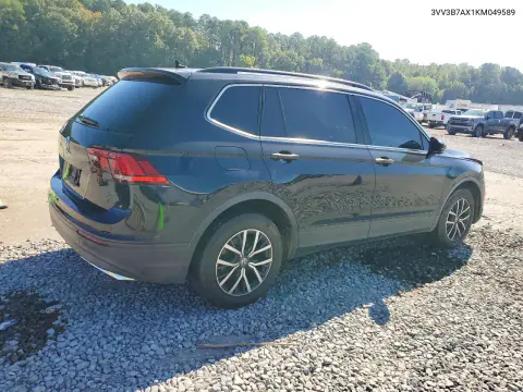 2019 Volkswagen Tiguan Se VIN 3VV3B7AX1KM049589 фото 3