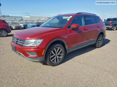 3VV2B7AX0KM113374 — 2019 Volkswagen Tiguan, Мелкие вмятины и царапины, фото до ремонта