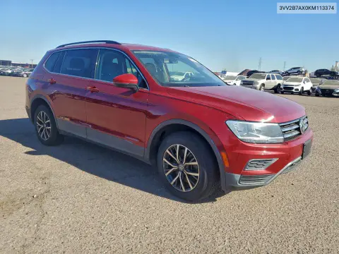 2019 Volkswagen Tiguan Se VIN 3VV2B7AX0KM113374 фото 4