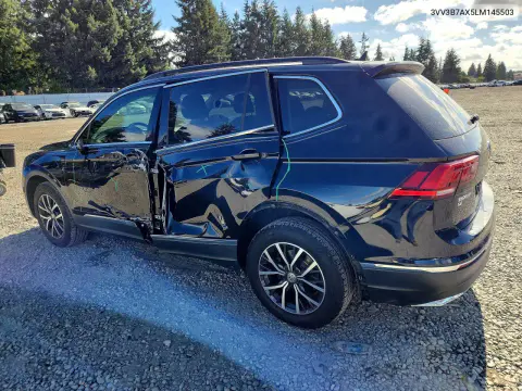 2020 Volkswagen Tiguan Se VIN 3VV3B7AX5LM145503 фото 2