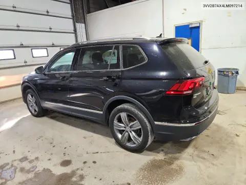 2020 Volkswagen Tiguan Se VIN 3VV2B7AX4LM097214 фото 2