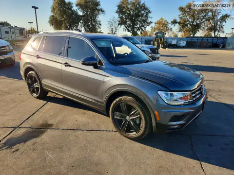 2020 Volkswagen Tiguan Se VIN 3VV2B7AX7LM110229 фото 4