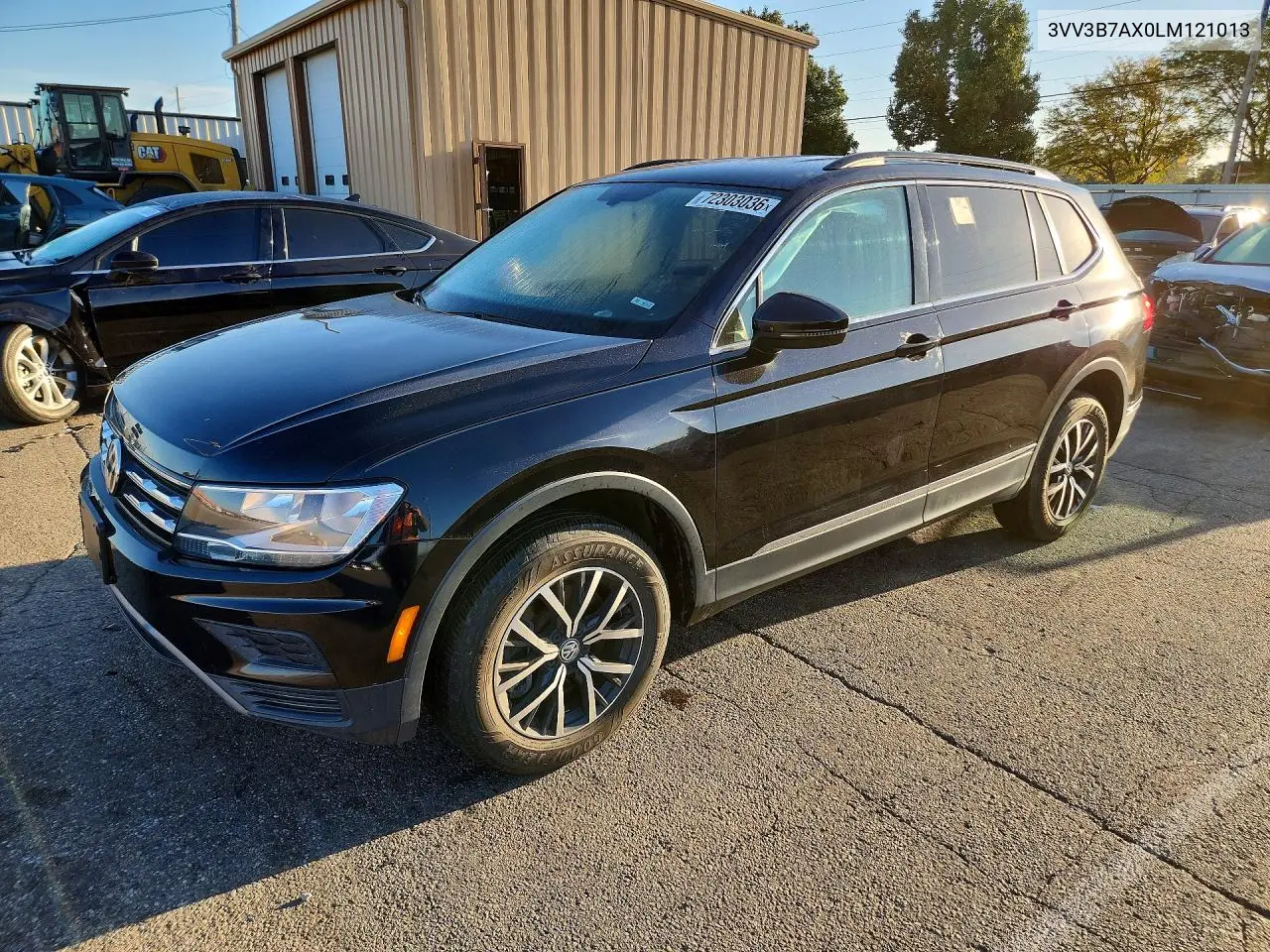 2020 Volkswagen Tiguan Se VIN 3VV3B7AX0LM121013 фото 1
