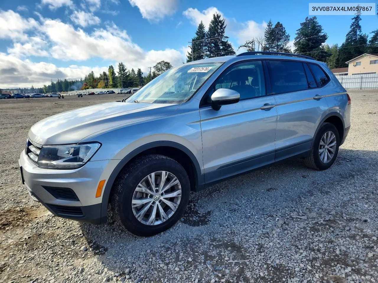 2020 Volkswagen Tiguan S VIN 3VV0B7AX4LM057867 фото 1