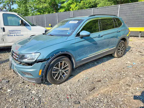 3VV3B7AX0MM051224 — 2021 Volkswagen Tiguan, Передняя часть (Front End), фото до ремонта