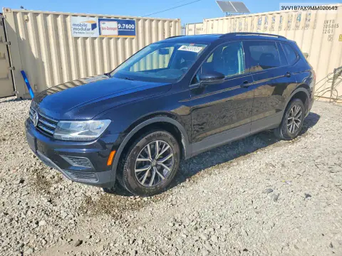 3VV1B7AX9MM020643 — 2021 Volkswagen Tiguan, Механические повреждения, фото до ремонта