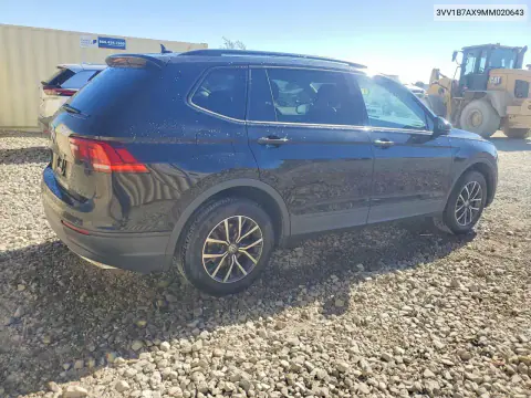 2021 Volkswagen Tiguan S VIN 3VV1B7AX9MM020643 фото 3