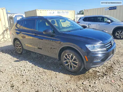 2021 Volkswagen Tiguan S VIN 3VV1B7AX9MM020643 фото 4