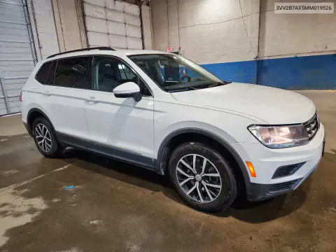 2021 Volkswagen Tiguan Se VIN 3VV2B7AX5MM019526 фото 4