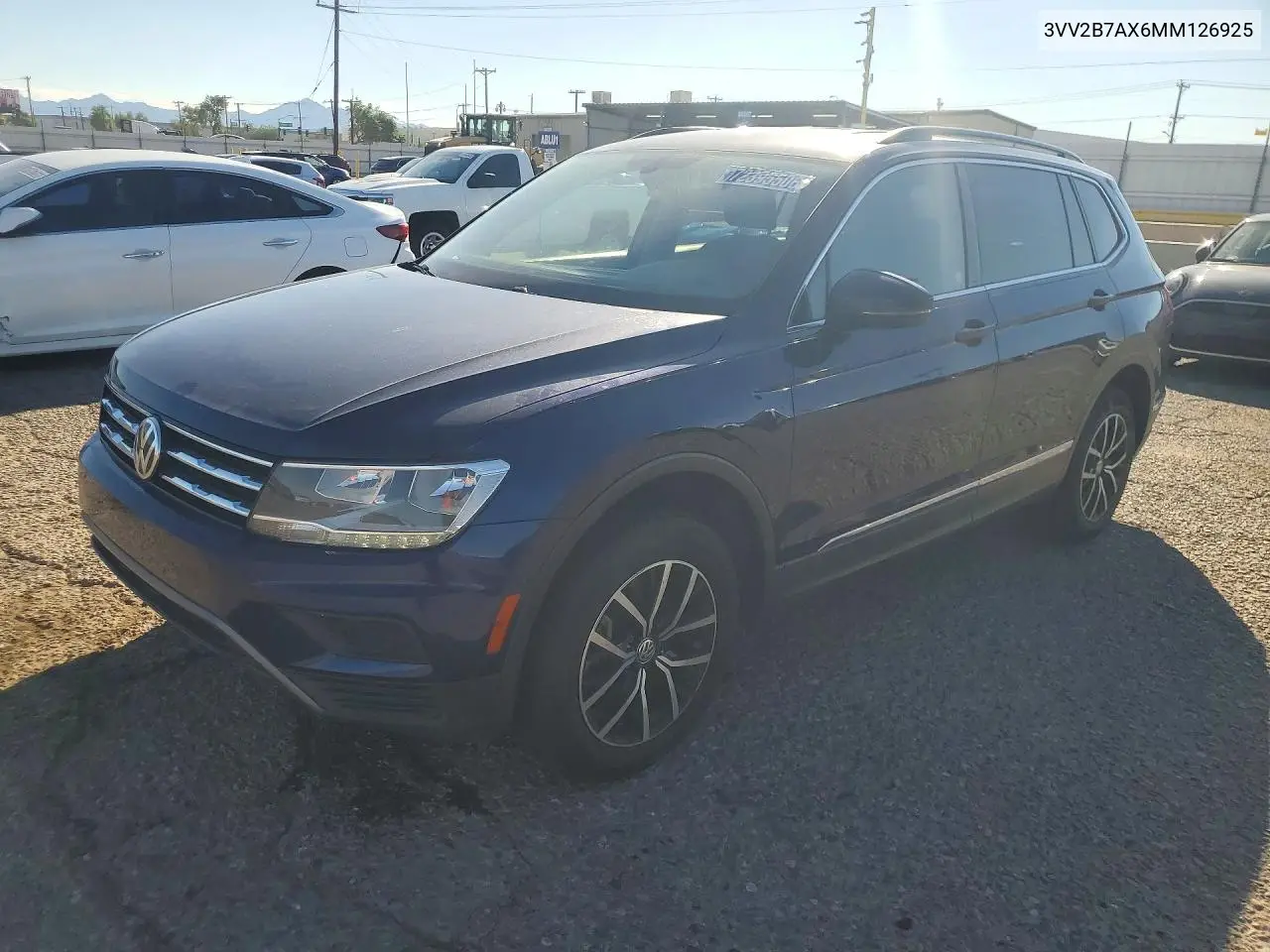 3VV2B7AX6MM126925 Volkswagen Tiguan 2021 — повреждение Механические повреждения, фото до ремонта