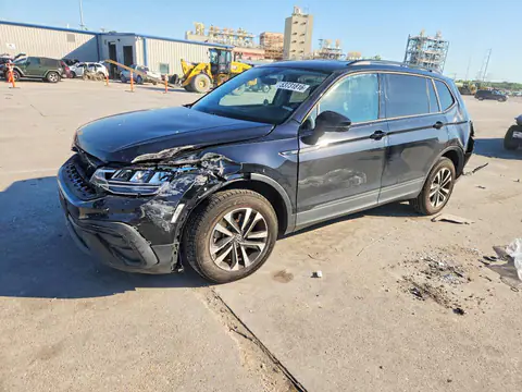 3VV0B7AX9NM045393 — 2022 Volkswagen Tiguan, Передняя часть (Front End), фото до ремонта