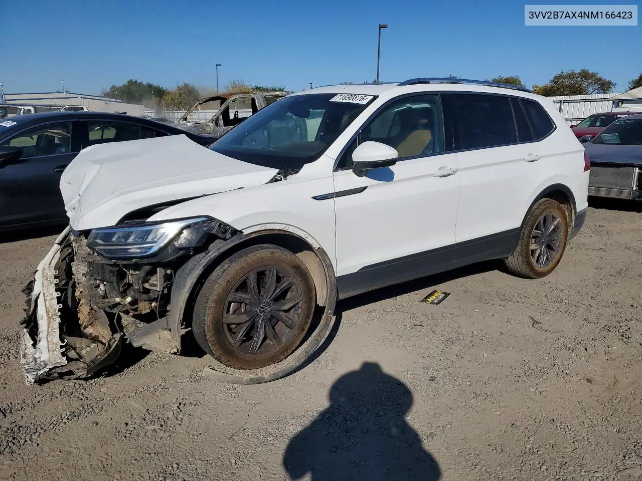2022 Volkswagen Tiguan Se VIN 3VV2B7AX4NM166423 фото 1