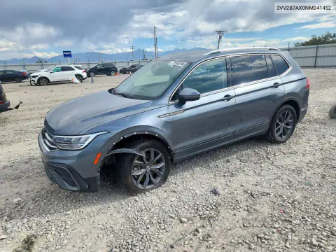 2022 Volkswagen Tiguan Se VIN 3VV2B7AX0NM041452 фото 1