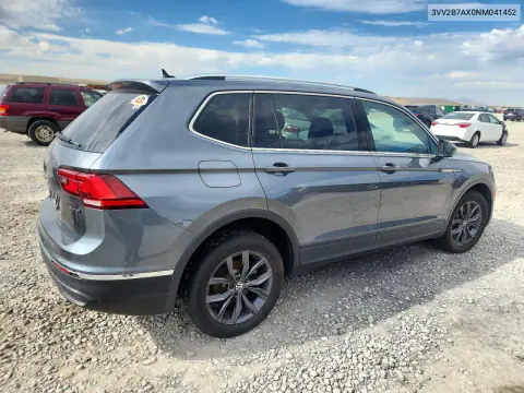 2022 Volkswagen Tiguan Se VIN 3VV2B7AX0NM041452 фото 3