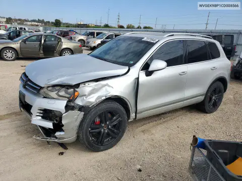 WVGEK9BP1CD008566 — 2012 Volkswagen Touareg, Передняя часть, фото до ремонта
