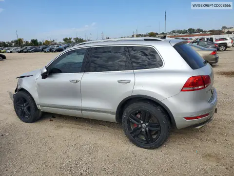 2012 Volkswagen Touareg V6 Tdi VIN WVGEK9BP1CD008566 фото 2