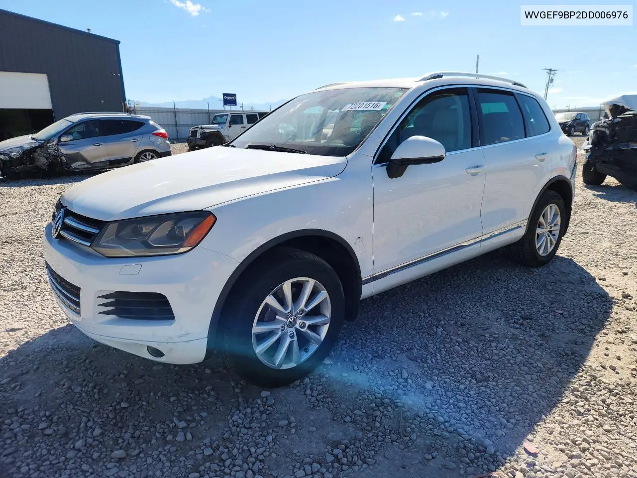 2013 Volkswagen Touareg V6 VIN WVGEF9BP2DD006976 фото 1