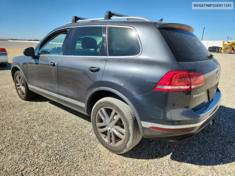 2016 Volkswagen Touareg Sport VIN WVGEF9BP2GD011261 фото 2