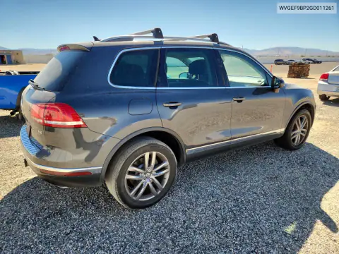 2016 Volkswagen Touareg Sport VIN WVGEF9BP2GD011261 фото 3