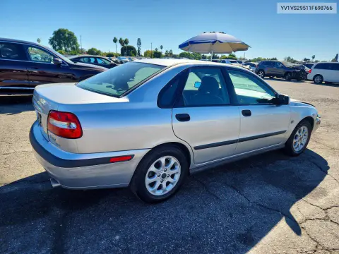 2001 Volvo S40 1.9T VIN YV1VS29511F698766 фото 3