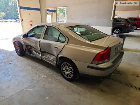 YV1RS61T332261722 — 2003 Volvo S60, фото 2 с аукциона Copart, Сторона