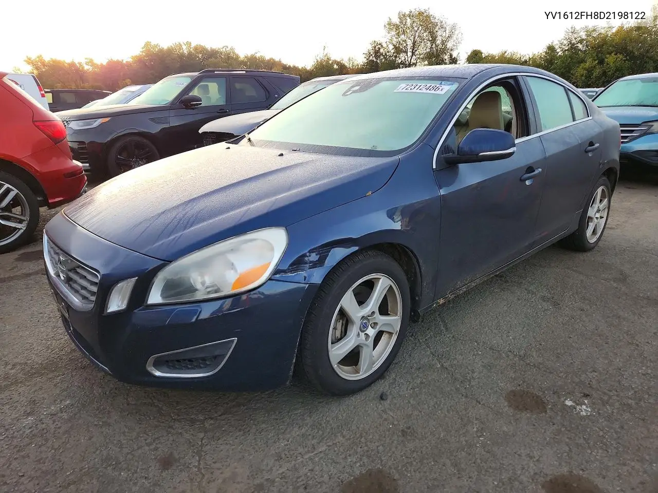 2013 Volvo S60 T5 VIN YV1612FH8D2198122 фото 1