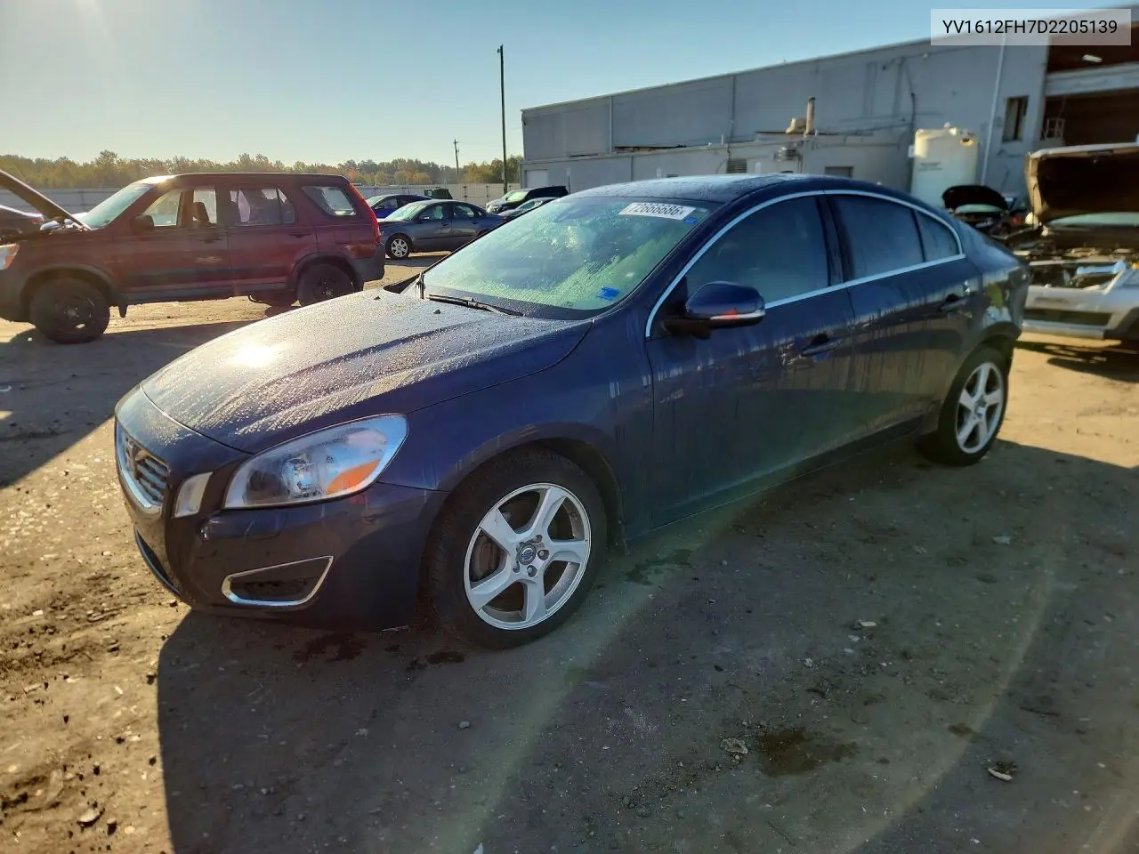 2013 Volvo S60 T5 VIN YV1612FH7D2205139 фото 1
