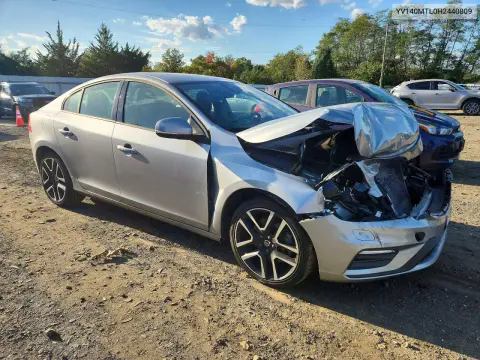 2017 Volvo S60 Dynamic VIN YV140MTL0H2440809 фото 4