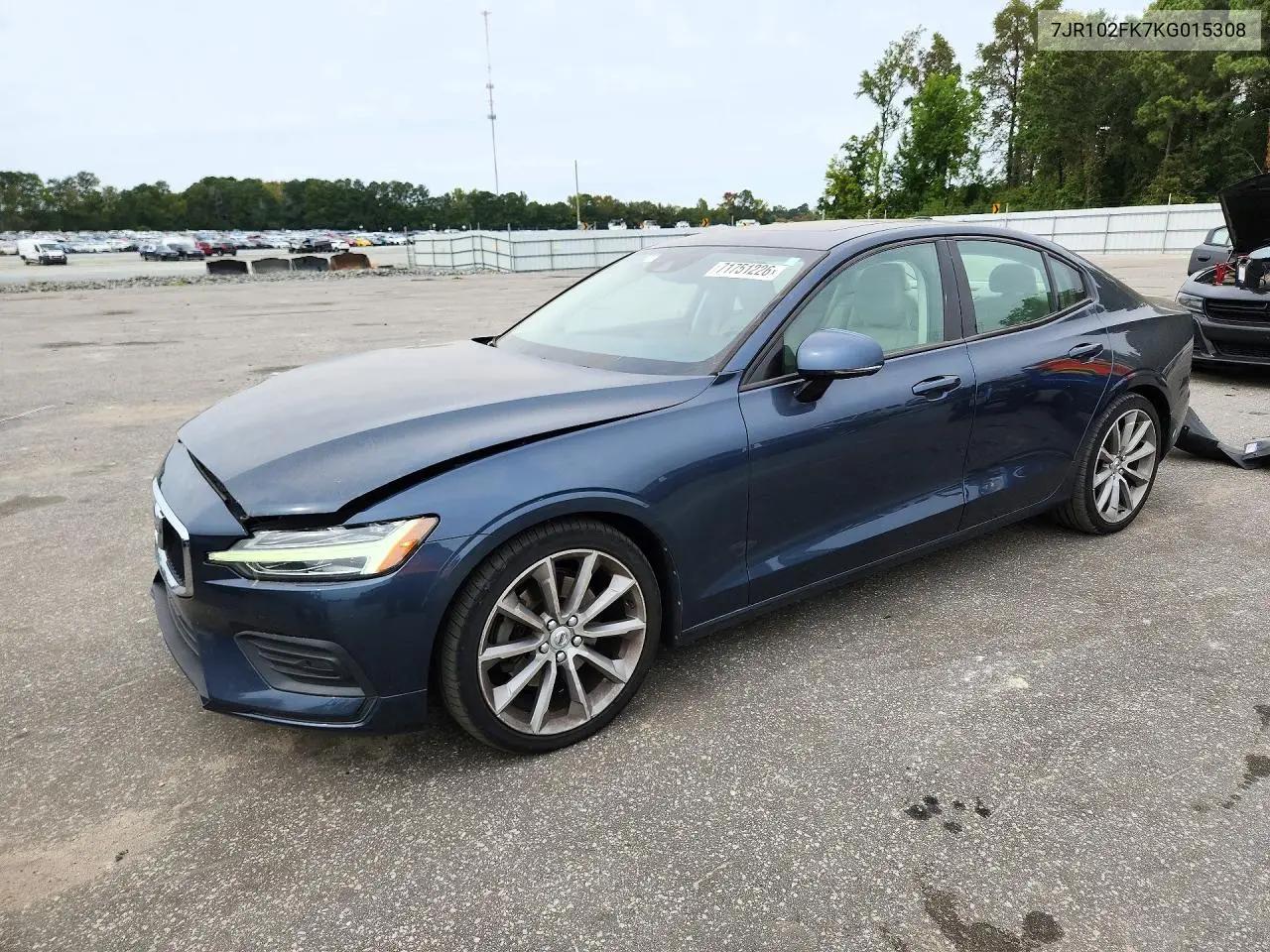 2019 Volvo S60 T5 Momentum VIN 7JR102FK7KG015308 фото 1