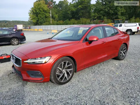 7JR102FK8KG008836 — 2019 Volvo S60, Задняя часть, фото до ремонта