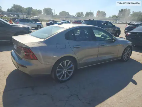 2019 Volvo S60 T6 Momentum VIN 7JRA22TK2KG003856 фото 3