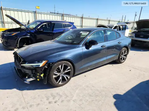 7JRL12TL9RG316420 — 2024 Volvo S60, Передняя часть, фото до ремонта