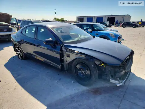 7JRL12TL9RG316420 — 2024 Volvo S60, фото 4 с аукциона Copart, Передняя часть
