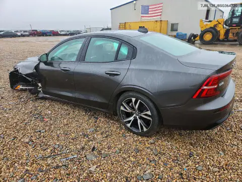7JRL12FJ8SG364720 — 2025 Volvo S60, фото 2 с аукциона Copart, Передняя часть