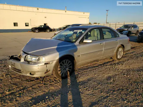 YV1TS592X61442998 — 2006 Volvo S80, Передняя часть, фото до ремонта