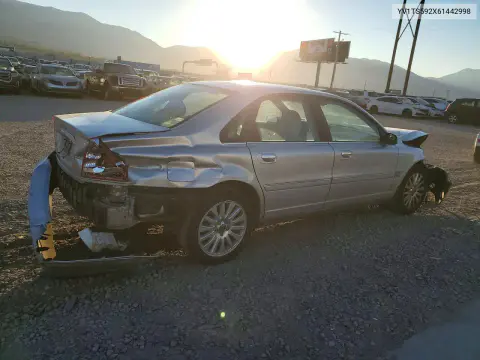 2006 Volvo S80 2.5T VIN YV1TS592X61442998 фото 3