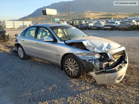 2006 Volvo S80 2.5T VIN YV1TS592X61442998 фото 4