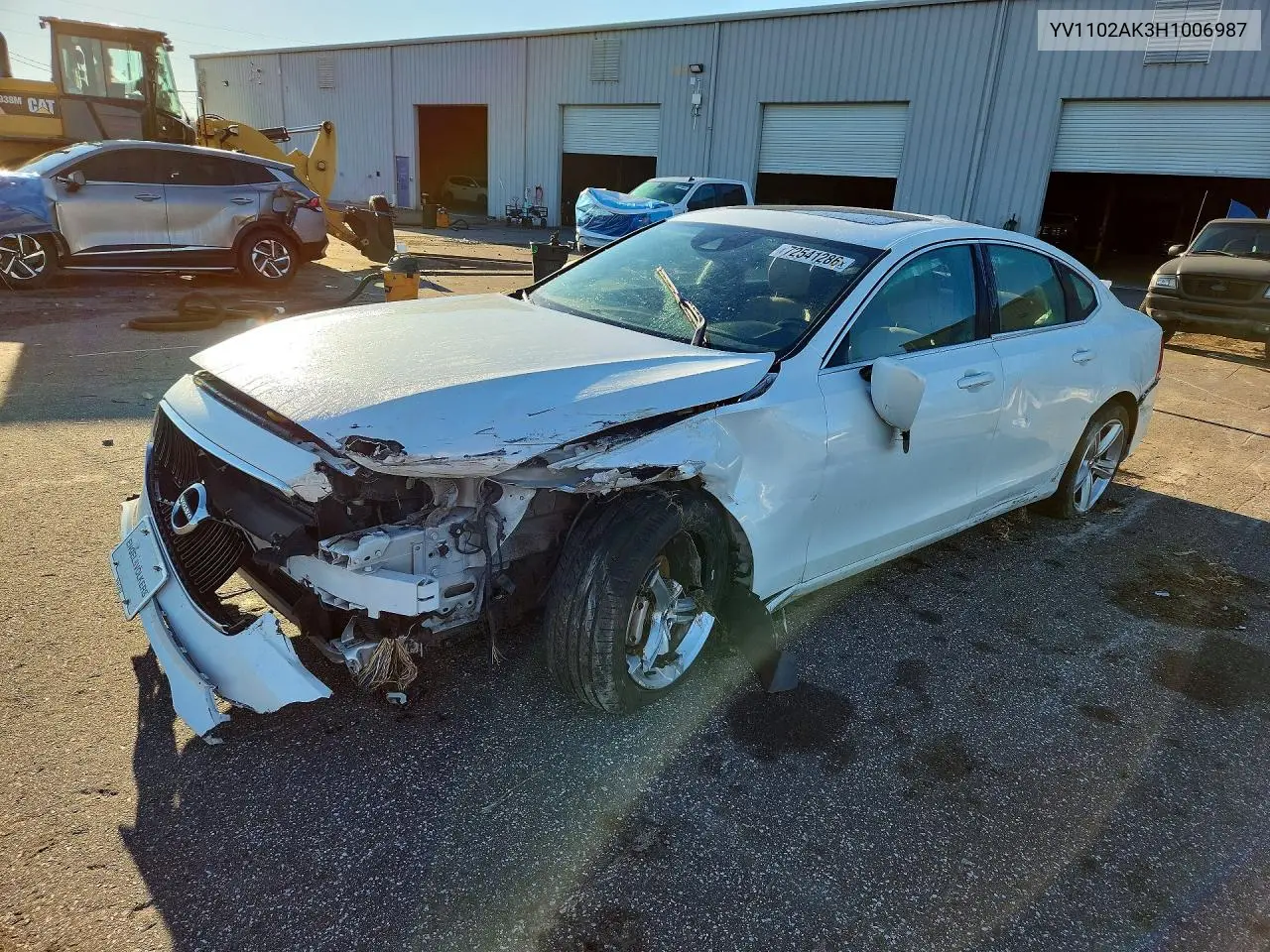 2017 Volvo S90 T5 Momentum VIN YV1102AK3H1006987 фото 1