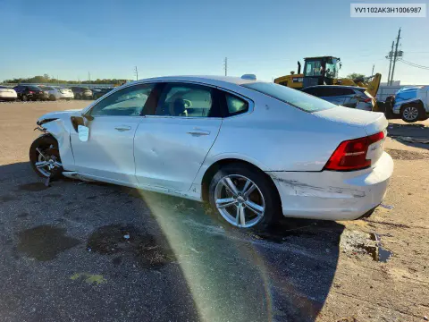 2017 Volvo S90 T5 Momentum VIN YV1102AK3H1006987 фото 2