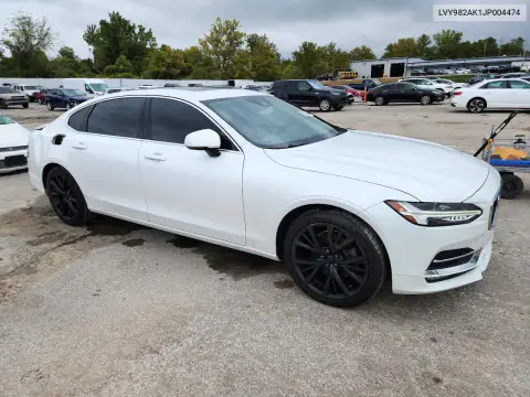LVY982AK1JP004474 — 2018 Volvo S90, фото 4 с аукциона Copart, Задняя часть