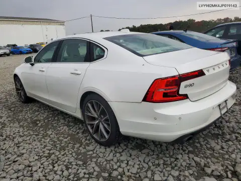 LVY982MK4JP019143 — 2018 Volvo S90, фото 2 с аукциона Copart, Подтопление