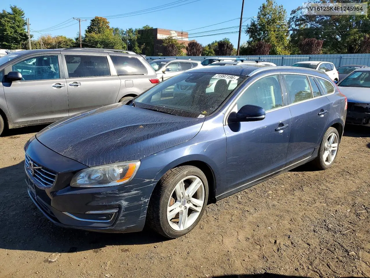 2015 Volvo V60 Premier VIN YV1612SK4F1245964 фото 1