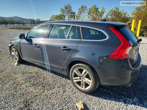 YV140MEK3F1219907 — 2015 Volvo V60, фото 2 с аукциона Copart, Передняя часть