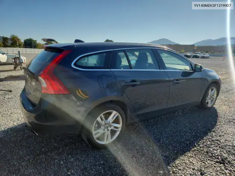 YV140MEK3F1219907 — 2015 Volvo V60, фото 3 с аукциона Copart, Передняя часть