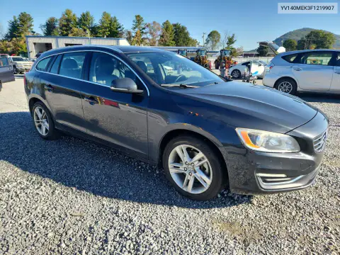 YV140MEK3F1219907 — 2015 Volvo V60, фото 4 с аукциона Copart, Передняя часть