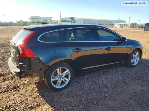 YV140MEK4F1244721 — 2015 Volvo V60, фото 3 с аукциона Copart, Задняя часть